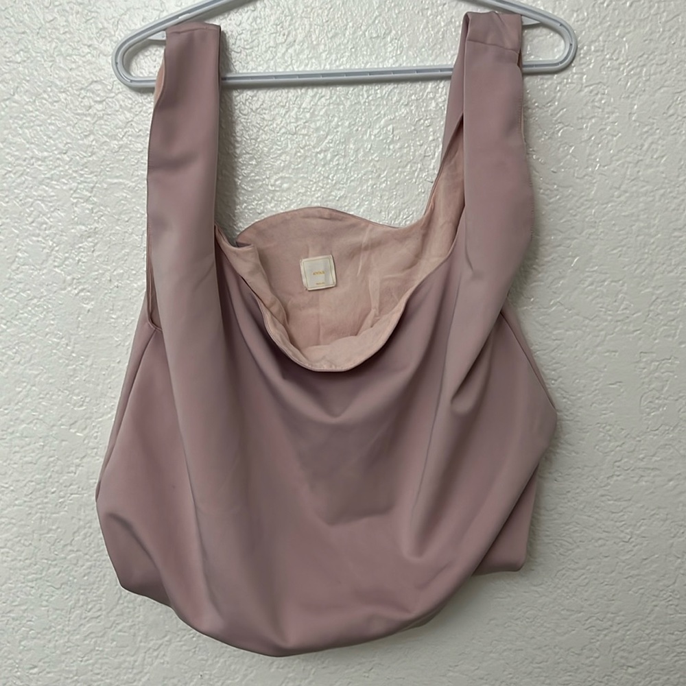 Joyous pink sack tote